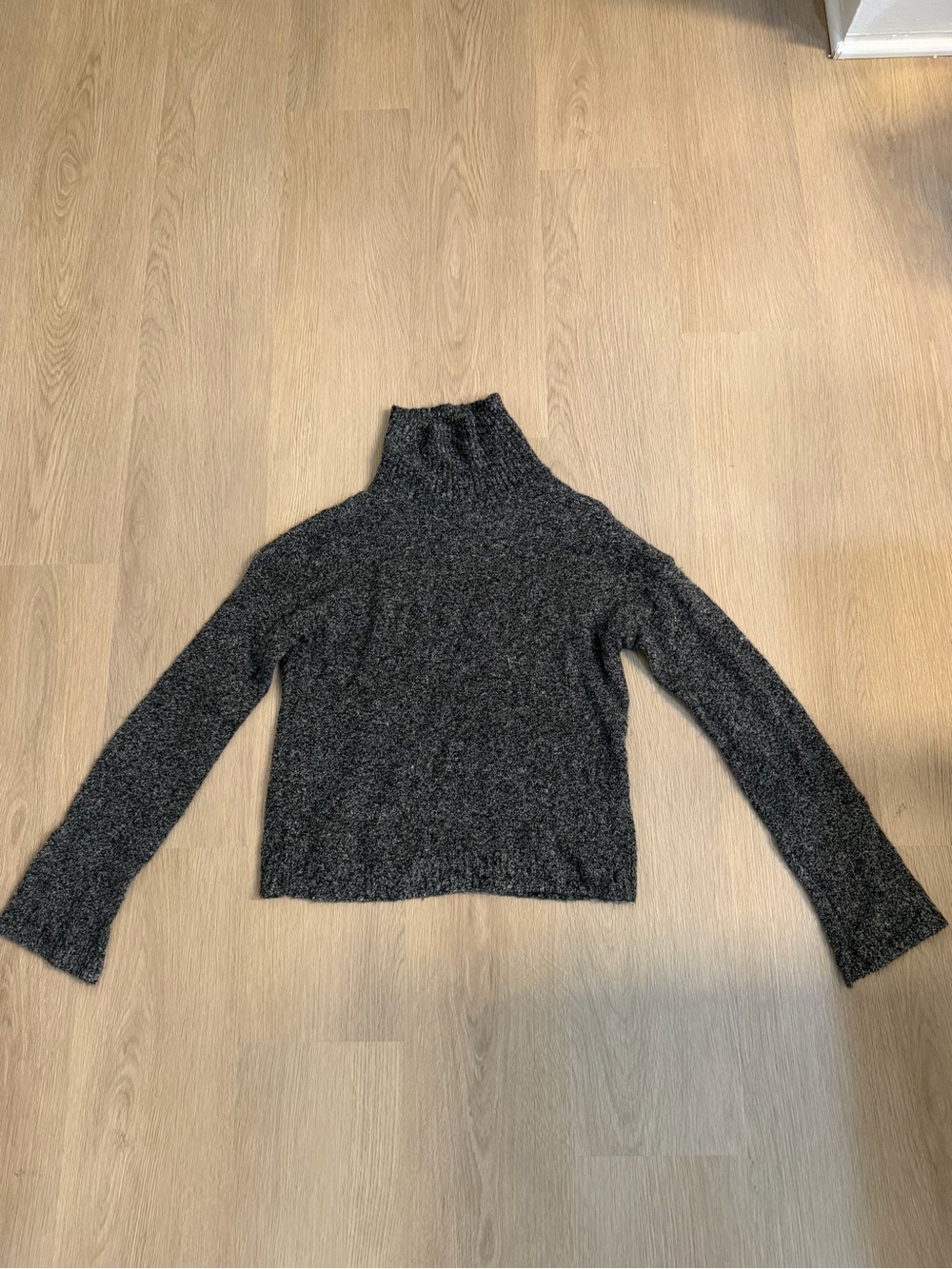 Nordstrom Charcoal Gray Mock Neck Sweater